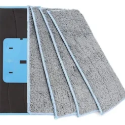 Städmoppar-Tvättbara rengöringsdukar kompatibla med iRobot Braava Jet M6, återanvändbara tvättbara våtmoppar