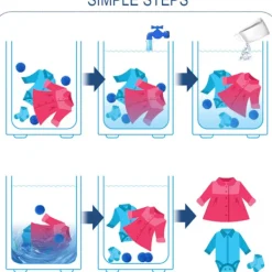 Torktumlare-Tvättboll för tvättmaskin, 6 st tvättbollar, torkbollar, torktumlareboll, tvättboll, återanvändbar torkboll torkboll tvättboll