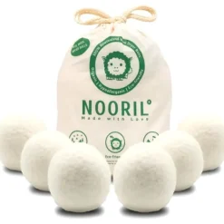 Tvättillbehör-Tvättbollar i ull för mjukare tyg 6pcs