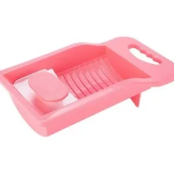 Tvättillbehör-Tvättbräda Generisk Plast Tvättbräda Halkfri Rengöringsbräda Integrerad Tvättbräda Liten Lat Tvättbräda