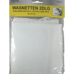 Tvättillbehör-Tvättkassar för underkläder 40x30cm Vit
