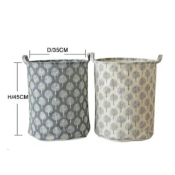 Tvättillbehör-Tvättkorg förvaringssorterare med dragsko, hopfällbar hopfällbar tvättkorgar,