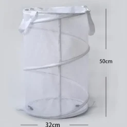 Tvättillbehör-Tvättkorg Tvättkorg VIT