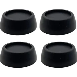 Tvättmaskiner-Tvättmaskin Anti-Vibrationskuddar, Svart, 4-pack