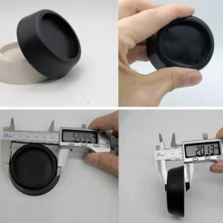 Tvättmaskiner-Tvättmaskin Anti-Vibrationskuddar, Svart, 4-pack