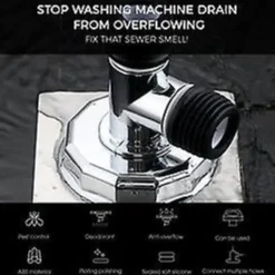 Tvättmaskiner-Tvättmaskin Kontrollera Golv Trefaldig Tvättmaskin Avloppsrör Golv Gemensam Användning Rör Deodorant Lock Överflöd Specialskarv GAO242288