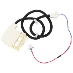 Tvättmaskiner-Tvättmaskin Lock Lås Brytare Enhet Robust Tvättmaskin Lock Lås Enhet med Kabelhärva för WHO8X32657 WH08X31222 4963152 AP7033485