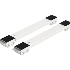 Selected deals Tvättillbehör-Tvättmaskin transport hjulset underrede för tvättmaskin kylskåp torktumlare, frys upp till 300 kg, med 24 hjul, broms, vit