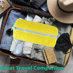 Tvättillbehör-Tvättmaskin tvättpåse, klädpåsar för återanvändbara skor, Tvättmaskinspåse för sportskor sneakers tvättförvaring (2 st)