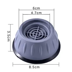 Tvättmaskiner-Tvättmaskinsfötter, 4 stycken tvättmaskinsfötter med gummikudde, antivibrations tvättmaskinsfötter för tvättmaskiner och torktumlare, antivibrerande | Fyndiq