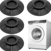 Tvättillbehör-Tvättmaskinsfötter Anti Vibrationskuddar Tvättmaskin Anti Vibrations Gummi Fötter Dämparkuddar För Tvättmaskin Torktumlare (10cm, Svart)