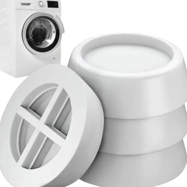 Megabilligt Tvättmaskiner-Tvättmaskinsfötter Anti Vibration | Vibrationsdämpare för Torktumlare och Tvättmaskin