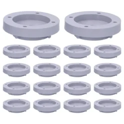 Tvättillbehör-Tvättmaskinsfötter Bas Halkfri Ljudreducering Anti Vibrationsbricka för Hushållsapparater