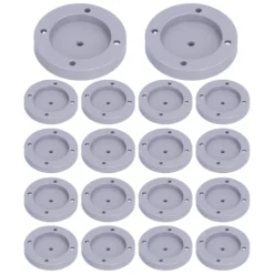 Tvättillbehör-Tvättmaskinsfötter Bas Halkfri Ljudreducering Anti Vibrationsbricka för Hushållsapparater