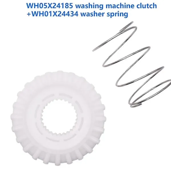 Tvättmaskiner-Tvättmaskinskoppling WH05X24185 & Kopplingsfjäder WH01X24434, Koppling för Klädtvättmaskin Re