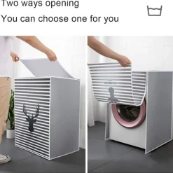 Tvättmaskiner-Tvättmaskinskydd Dammtätt Solskydd