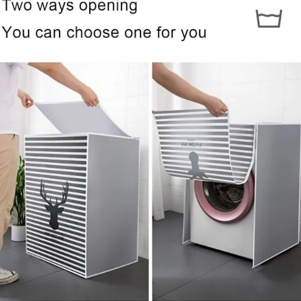 Tvättmaskiner-Tvättmaskinskydd Dammtätt Solskydd