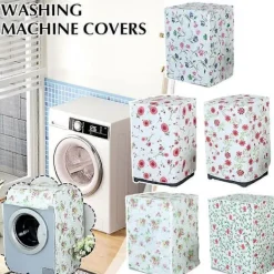 Tvättmaskiner-Tvättmaskinskydd Förtjockat Vattentätt Skydd Maskinskydd Dammskydd