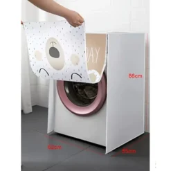 Tvättmaskiner-Tvättmaskinskydd Vattentätt Dammtätt Skydd för Automatisk Tvättmaskin
