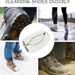 Torktumlare-Tvättmaskinspåse för träningsskor, Tvättmaskinspåse för skor, Skotvättpåse för tvättmaskin och torktumlare (CREME - 2 ST)