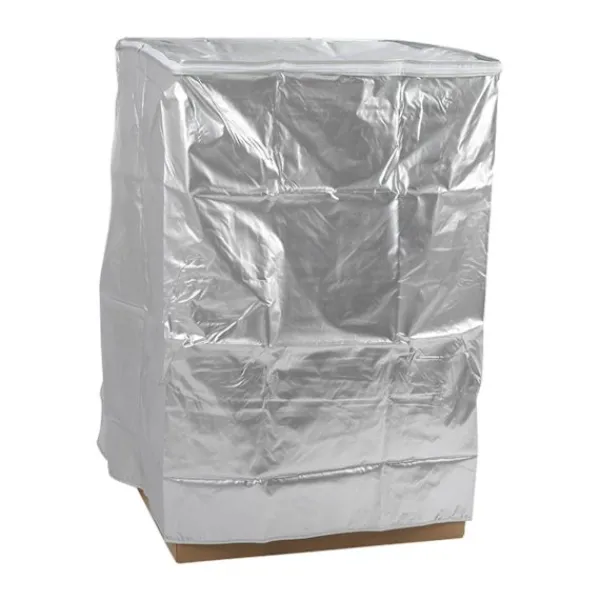 Tvättmaskiner-Tvättmaskinsskydd Vatten Dammskydd Solskydd Dragkedja Oxfordtyg Håll Din Tvättmaskin Ren Tvättmaskinskydd för Hem Kök Silvergrå M