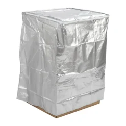 Tvättmaskiner-Tvättmaskinsskydd Vatten Dammskydd Solskydd Dragkedja Oxfordtyg Håll Din Tvättmaskin Ren Tvättmaskinskydd för Hem Kök Silvergrå M