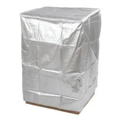 Tvättmaskiner-Tvättmaskinsskydd Vatten Dammskydd Solskydd Dragkedja Oxfordtyg Håll Din Tvättmaskin Ren Tvättmaskinskydd för Hem Kök Silvergrå M