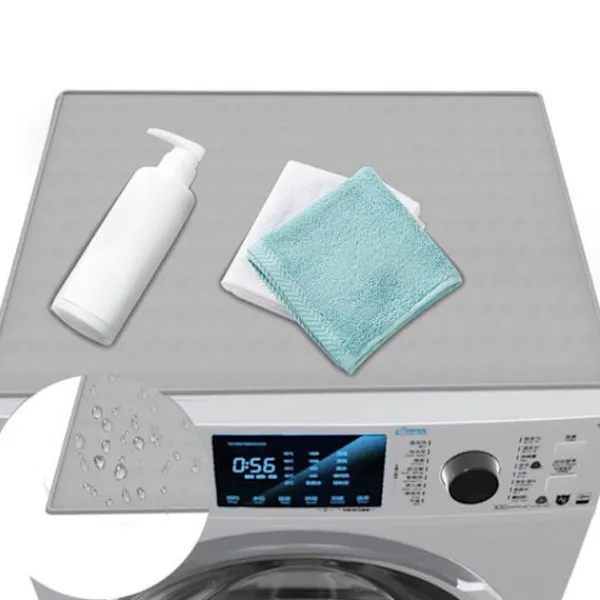 Holocky Tvättmaskiner-Tvättmaskinstäcke, Ovanpå, Halkskydd, Dammskydd 60*50CM