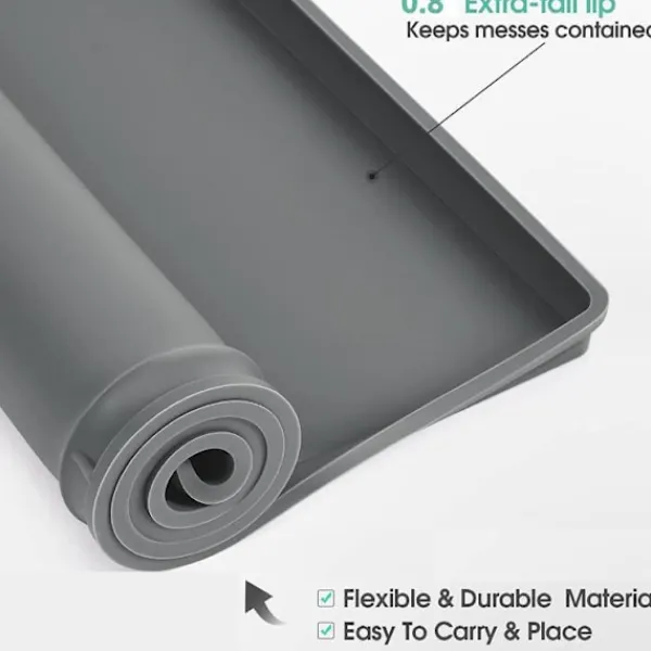 Holocky Tvättmaskiner-Tvättmaskinstäcke, Ovanpå, Halkskydd, Dammskydd 60*50CM