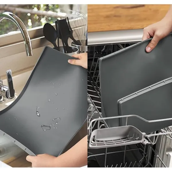 Holocky Tvättmaskiner-Tvättmaskinstäcke, Ovanpå, Halkskydd, Dammskydd 60*50CM