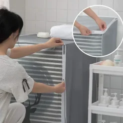 Tvättmaskiner-Tvättmaskinstäcke, Tvättmaskin/Torktumlare Skyddande Dammskydd