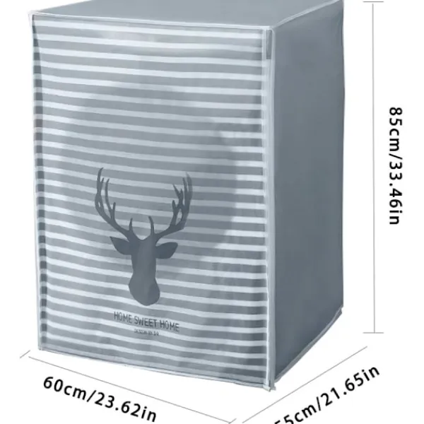 Tvättmaskiner-Tvättmaskinstäcke, Tvättmaskin/Torktumlare Skyddande Dammskydd