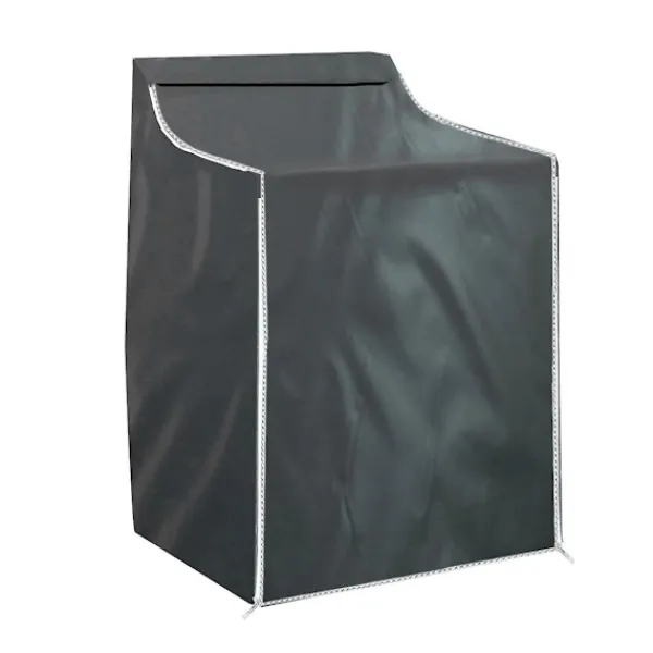 Tvättmaskiner-Tvättmaskinsöverdrag för toppmatad maskin, tvättmaskinsöverdrag med dragkedja i tjockare tyg