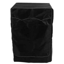 Tvättmaskiner-Tvättmaskinsöverdrag Tvättmaskinstorktumlare Överdrag Passar De Flesta Frontmatade Vattentätt Solskydd Dammskydd Allvädersskydd Svart