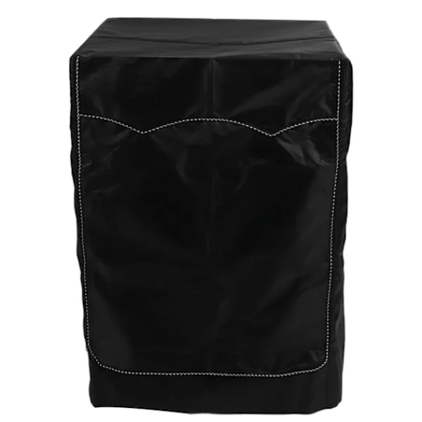 Tvättmaskiner-Tvättmaskinsöverdrag Tvättmaskinstorktumlare Överdrag Passar De Flesta Frontmatade Vattentätt Solskydd Dammskydd Allvädersskydd Svart