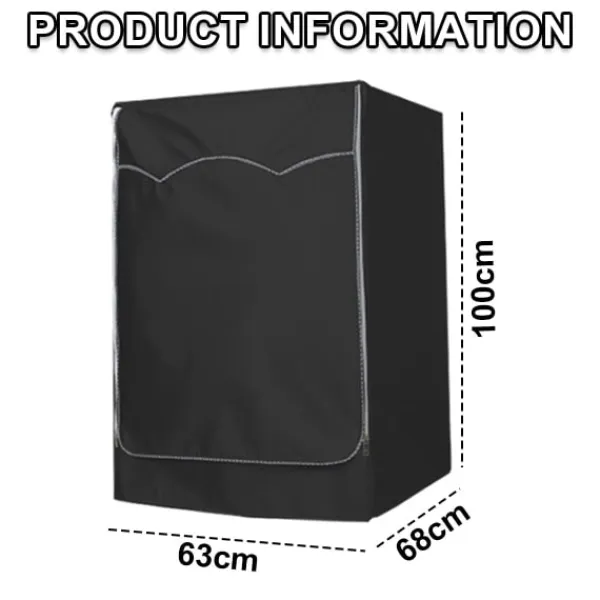 del Tvättmaskiner-Tvättmaskin/torktumlare skydd - skydd för vattentät och 63x68x100 cm