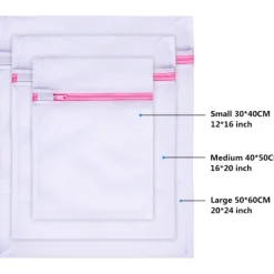 Tvättillbehör-*Tvättpåsar i nättyg för tvätt - 5-pack (1XL+2L+2M) Återanvändning*