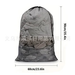 Tvättillbehör-Tvättpåse Tvättpåse Stor för Tvättmaskin Tvättpåse för BH, Underkläder, Strumpor, Strumpbyxor, Strumpor och Babykläder 60 x 90 cm (2-pack Svart)