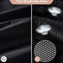 Tvättillbehör-Tvättpåse Tvättpåse Stor för Tvättmaskin Tvättpåse för BH, Underkläder, Strumpor, Strumpbyxor, Strumpor och Babykläder 60 x 90 cm (2-pack Svart)