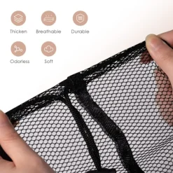 Tvättillbehör-Tvättpåse Tvättpåse Stor för Tvättmaskin Tvättpåse för BH, Underkläder, Strumpor, Strumpbyxor, Strumpor och Babykläder 60 x 90 cm (2-pack Svart)