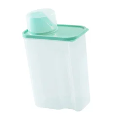 Tvättillbehör-Tvättpulverbehållare Genomskinlig Tvättpulverförvaringslåda För Garderob [DM]