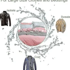 Tvättillbehör-Tvättrådsväska XXL för tvättmaskin 90 x 110 cm Tvättrådsväska Återanvändbar Fint Maskad