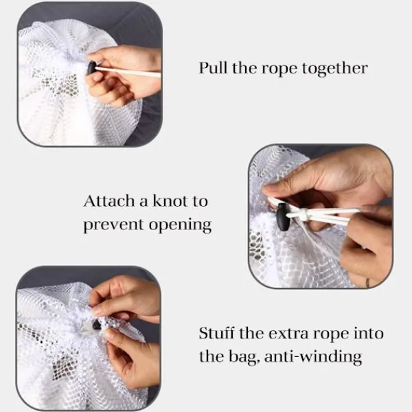 Tvättillbehör-Tvättsäckar - Tvättnät - Skydda tvätten i tvättmaskinen