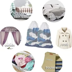 Tvättillbehör-Tvättsäckar - Tvättnät - Skydda tvätten i tvättmaskinen