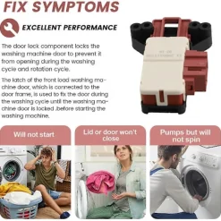 Tvättmaskiner-Tvättutrustning Dörrlås Zv-446 Tvättutrustning Dörrlås Brytare T42805311700 Ersättningsdelar