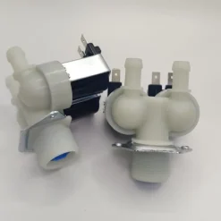 Tvättmaskiner-Tvåvägs magnetventil - För tvättmaskin，Automatisk tvättmaskin inloppsventil, diskmaskin magnetventil europeiska trumtillbehör, dubbel ultr