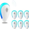 Skadedjur & Insekter-Ultra Sonic Pest Repel-ler 6-pack, plug in inomhus skadedjursbekämpning för insekter, myggor, mus, kackerlackor, råttor, insekter,