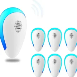 Skadedjur & Insekter-Ultra Sonic Pest Repel-ler 6-pack, plug in inomhus skadedjursbekämpning för insekter, myggor, mus, kackerlackor, råttor, insekter,