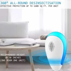 Skadedjur & Insekter-Ultra Sonic Pest Repel-ler 6-pack, plug in inomhus skadedjursbekämpning för insekter, myggor, mus, kackerlackor, råttor, insekter,