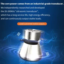 Hommy Städmaskiner-Ultraljud Cleaner 35W Digital Time 800ml Ultraljud Tvättmaskin Maskin